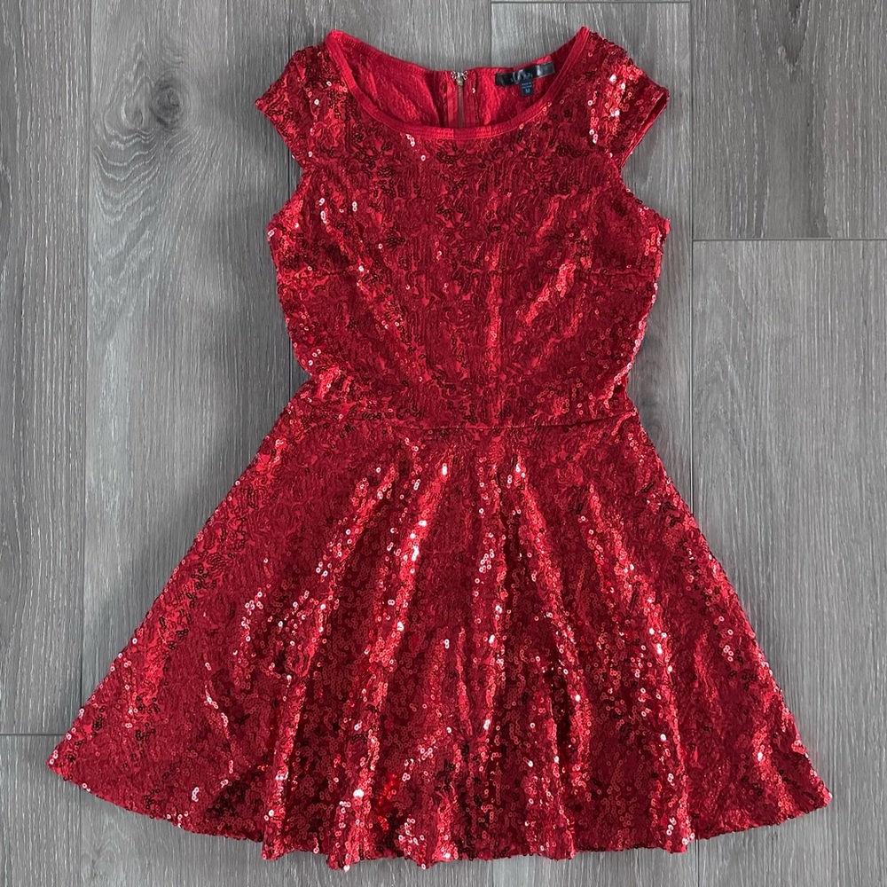 Snap Sequin Dress